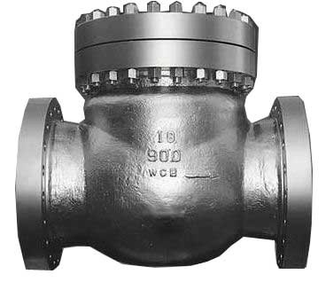 Carbon Steel Swing Check Valve With Swing Full Bore And 150# RF Flange