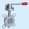 Sewage Butterfly Valve Wafer Cast Iron Body EPDM Seat Lever Operator