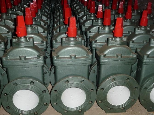 Electric Resilient Wedge Gate Valve / Flanged Water Supply Gate Valve